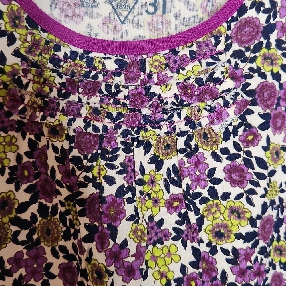 Oshkosh B Gosh Purple Floral Top Size 3T NWT